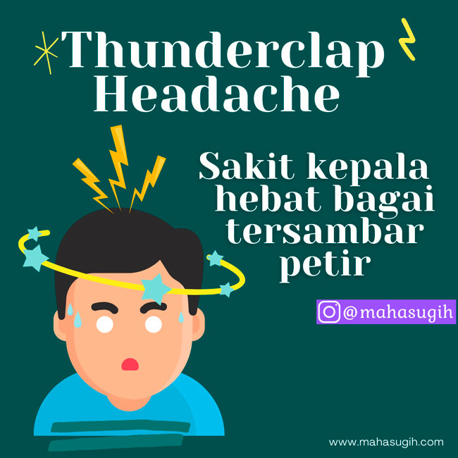 sakit kepala tersambar petir