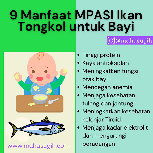 Manfaat MPASI Ikan Tongkol untuk Bayi